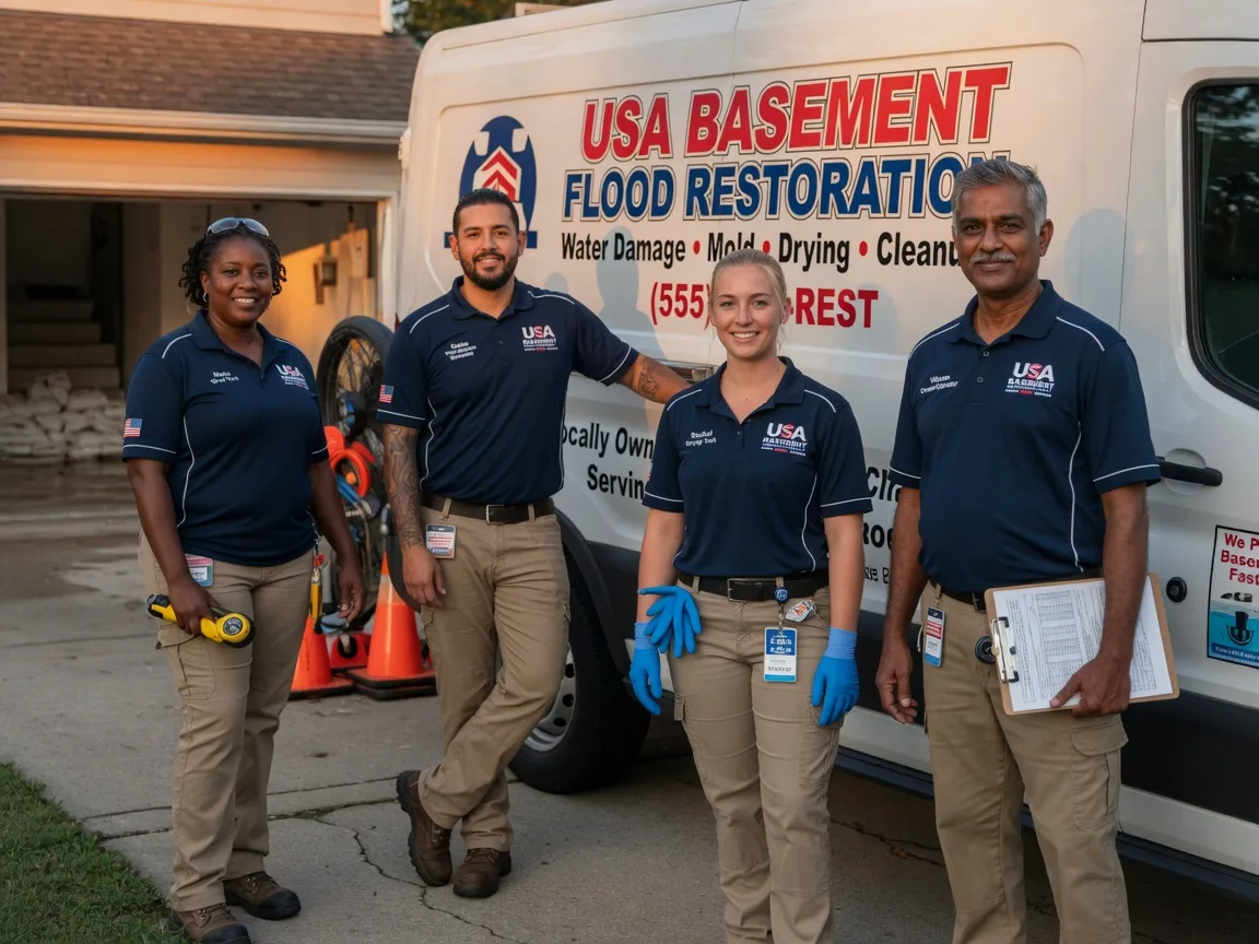Basement Flood Cleanup company in Gays, IL