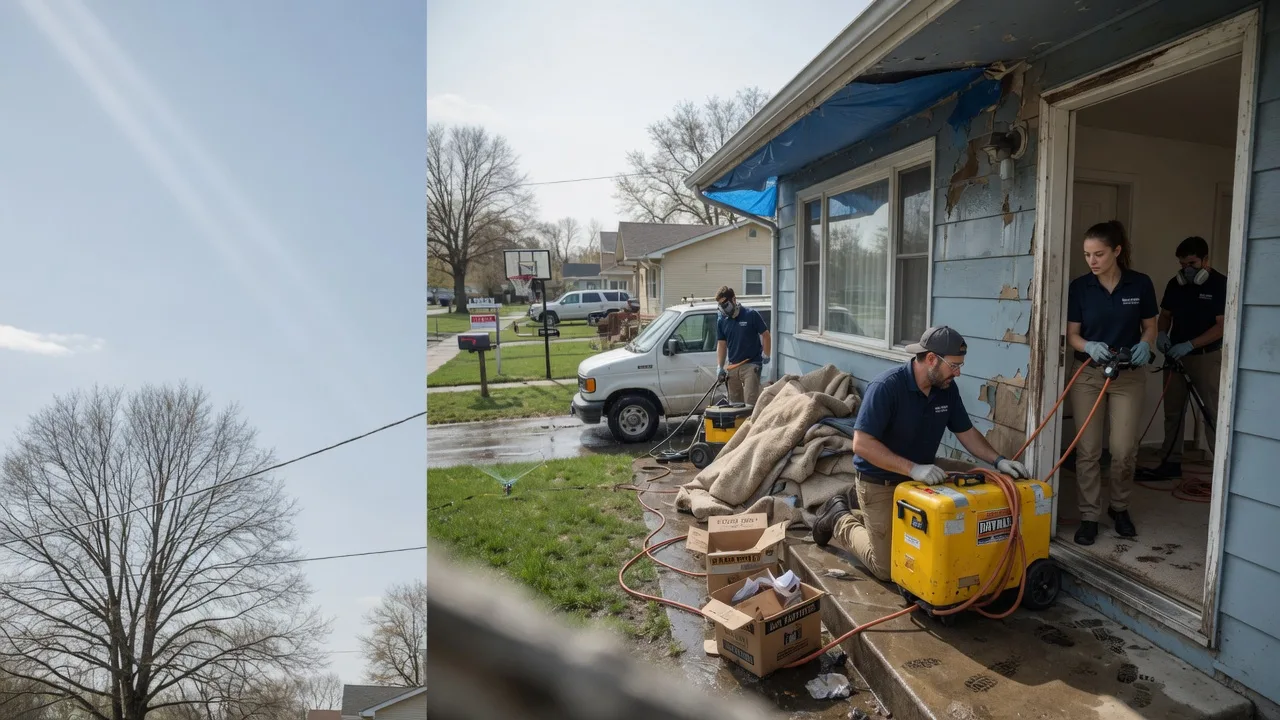 Basement Flood Cleanup in Gays, IL near me